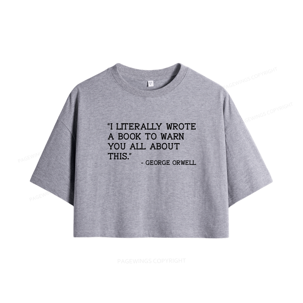 Pagewings I Literally Wrote A Book To Warn Women Crop Tops