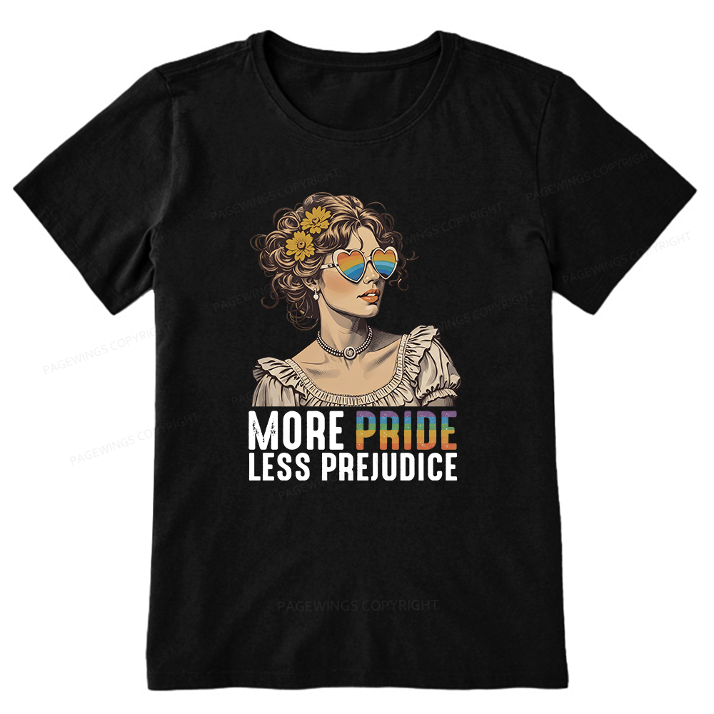 Pagewings More Pride Less Prejudice Unisex Classic T-shirt