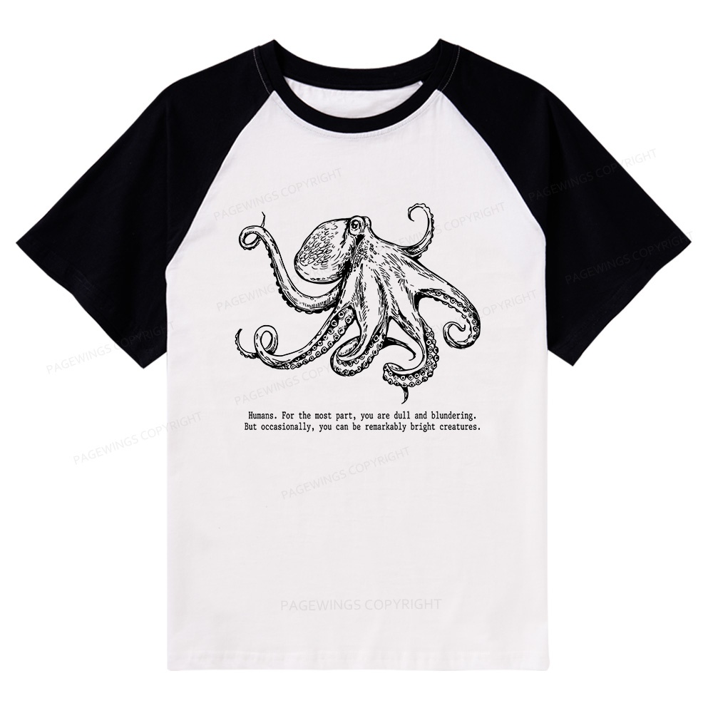 Pagewings Fantasy Book Lovers Raglan T-shirt