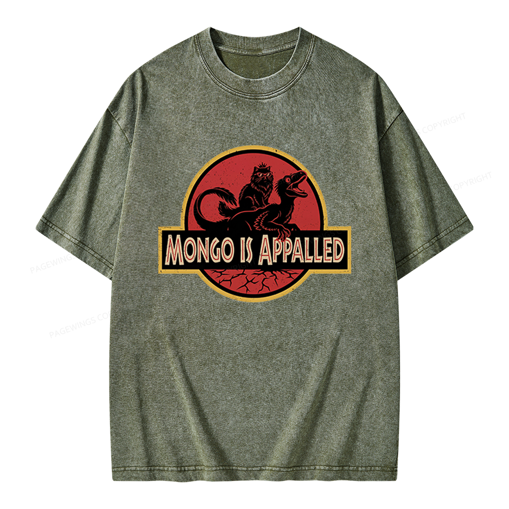 Pagewings Mongo Is Appalled Unisex Washed T-shirt
