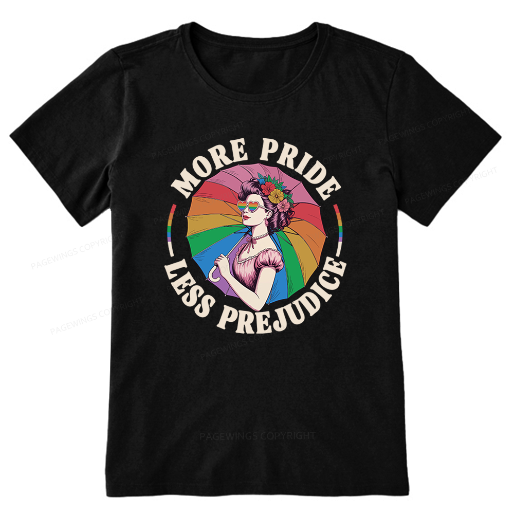 Pagewings More Pride Less Prejudice Unisex Classic T-shirt