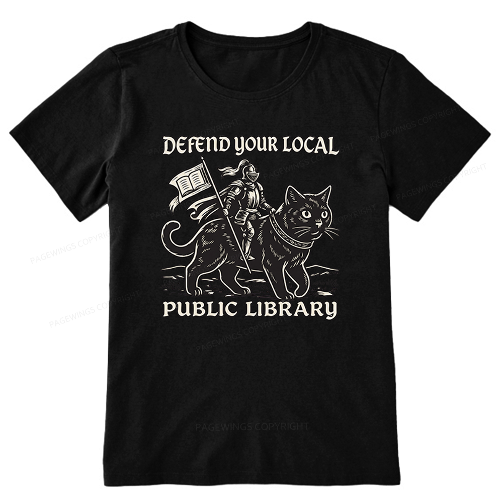Pagewings Defend Your Local Public Library Unisex Classic T-shirt