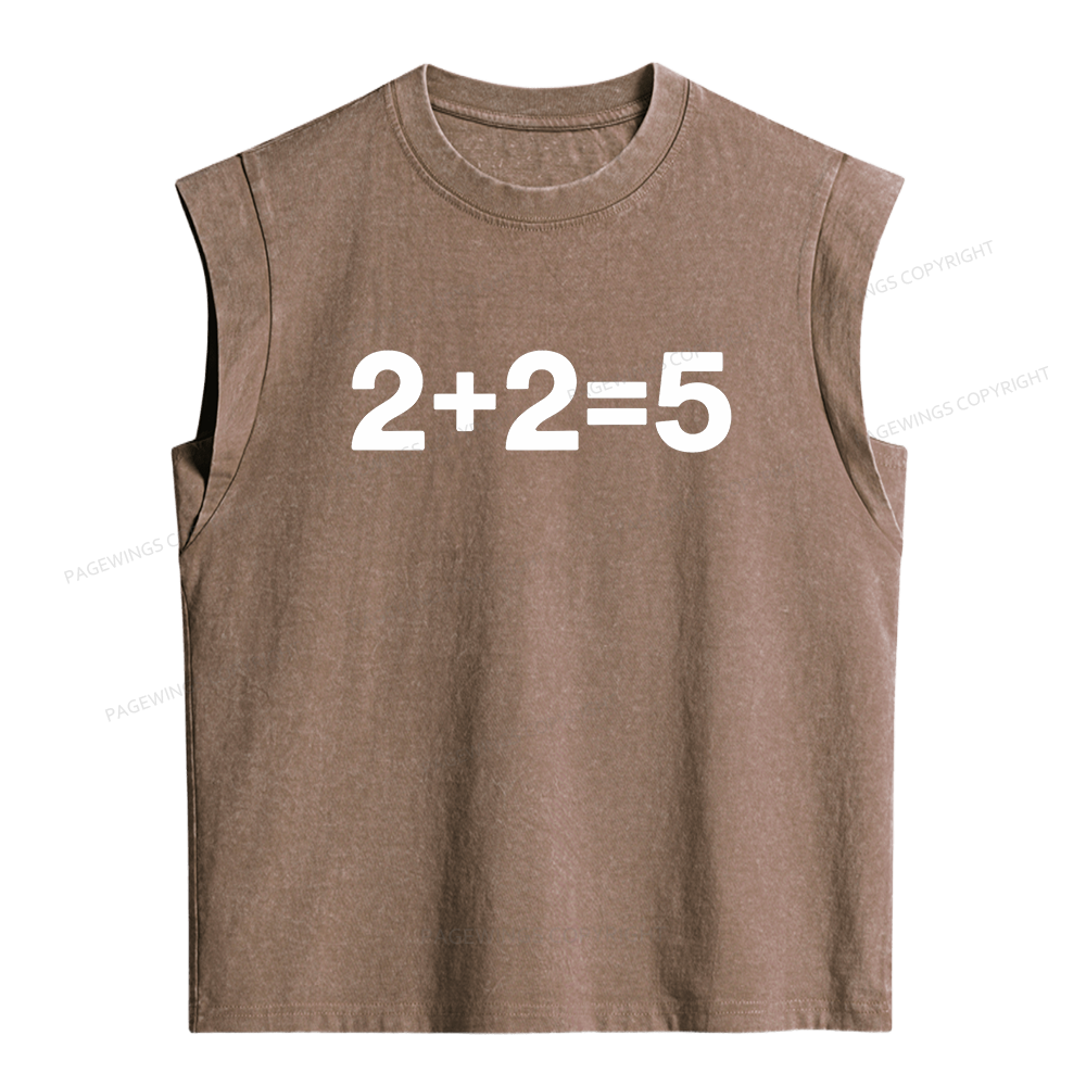 Pagewings Orwell Math Women's Washed Tank Top