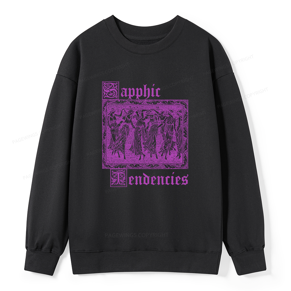 Pagewings Sapphic Tendencies Unisex Classic Sweatshirt