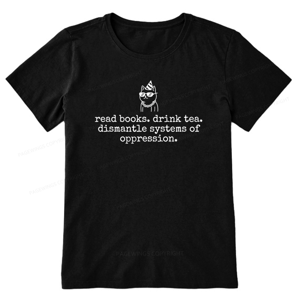 Pagewings Books and Tea Unisex Classic T-shirt