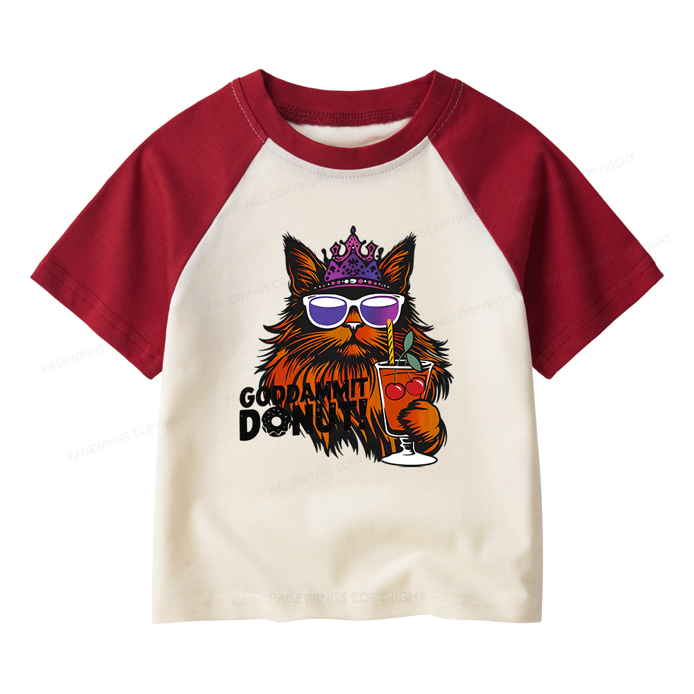 Pagewings Read Sci-Fi Book Kids Raglan T-shirt 
