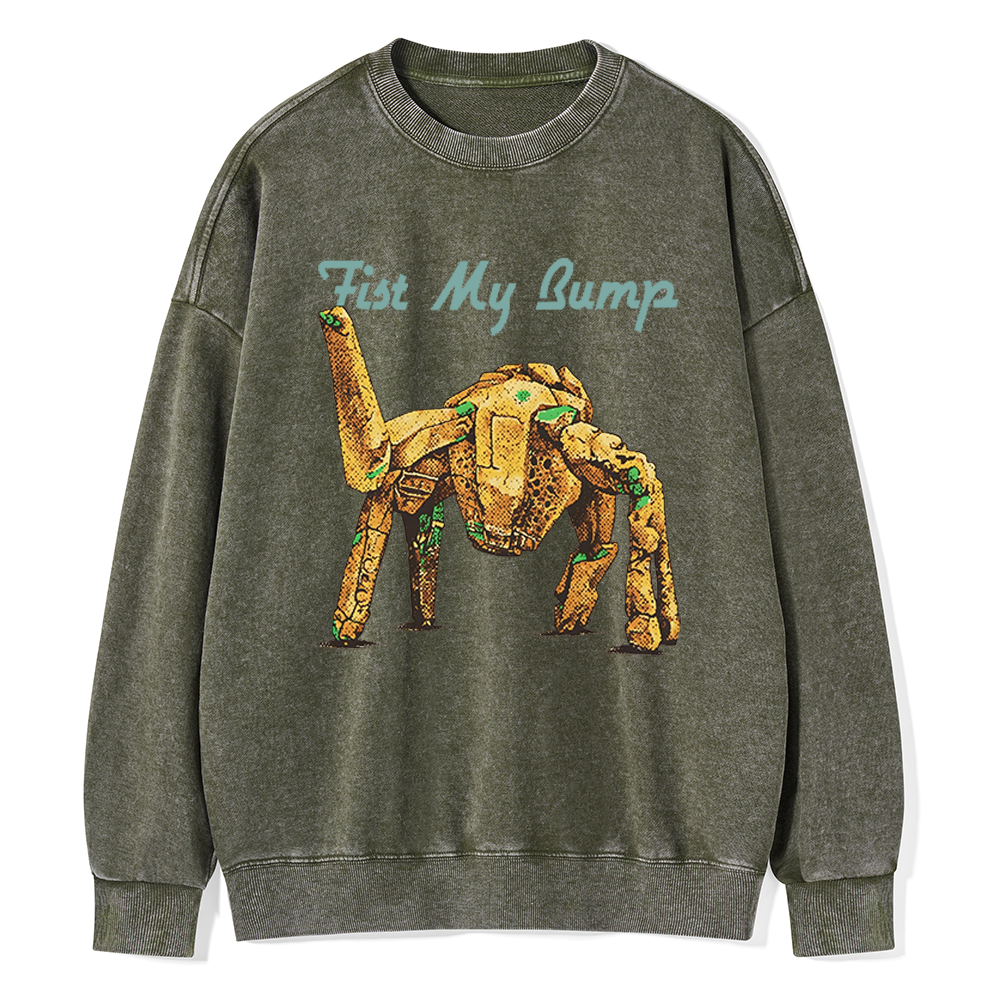 Pagewings Read Sci-Fi Unisex Washed Sweatshirt