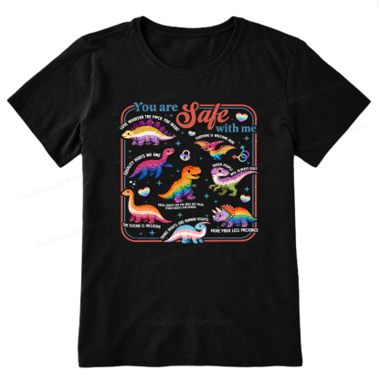 Pagewings You Are Safe With Me Unisex Classic T-shirt