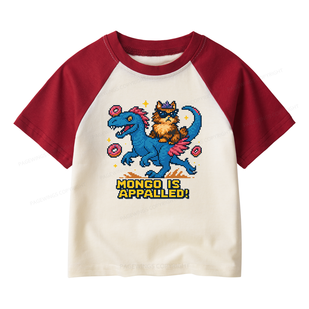 Pagewings Sci-Fi Book Lover Kids Raglan T-shirt 