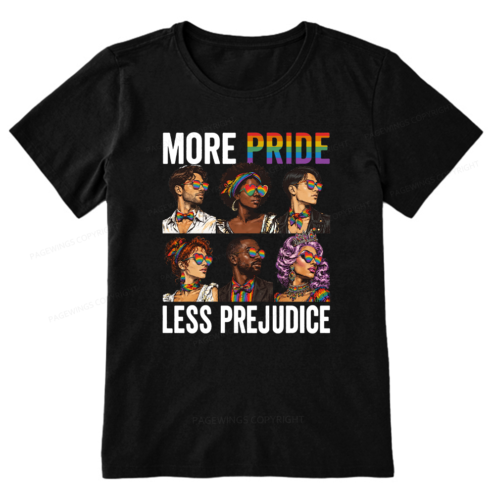 Pagewings More Pride Less Prejudice Unisex Classic T-shirt