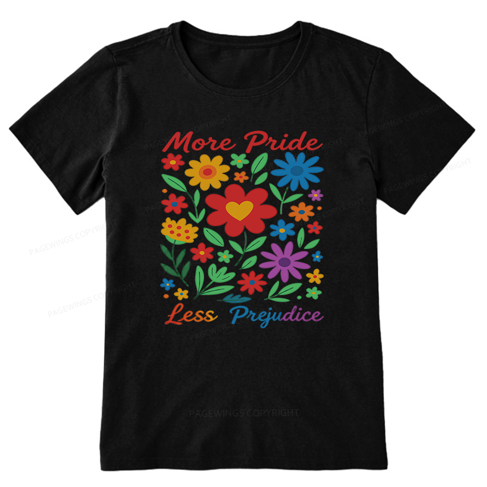 Pagewings More Pride Less Prejudice Unisex Classic T-shirt