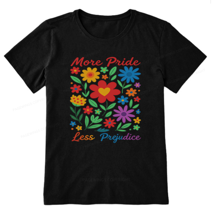 Pagewings More Pride Less Prejudice Unisex Classic T-shirt