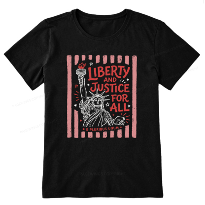 Pagewings Liberty And Justice For All Unisex Classic T-shirt