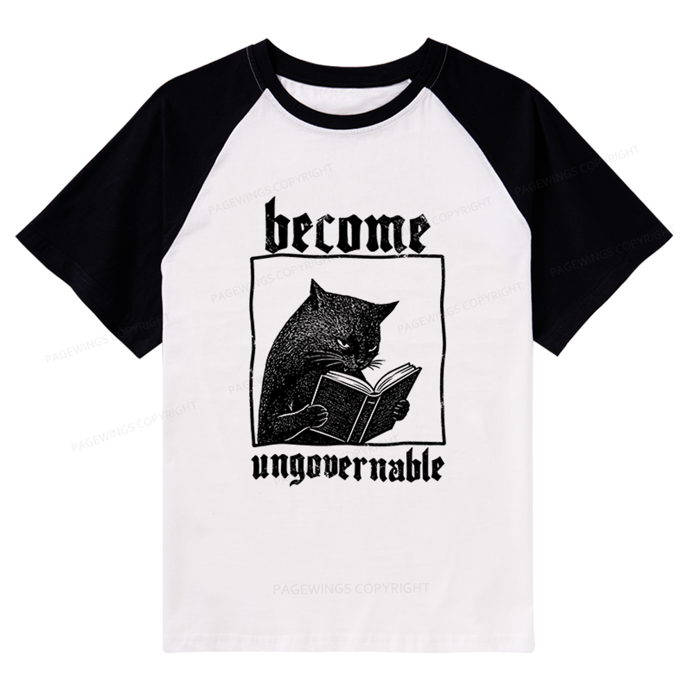 Pagewings Become Ungovernable Raglan T-shirt