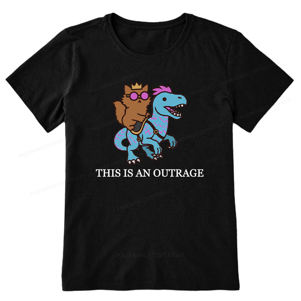 Pagewings This Is An Outrage Unisex Classic T-shirt