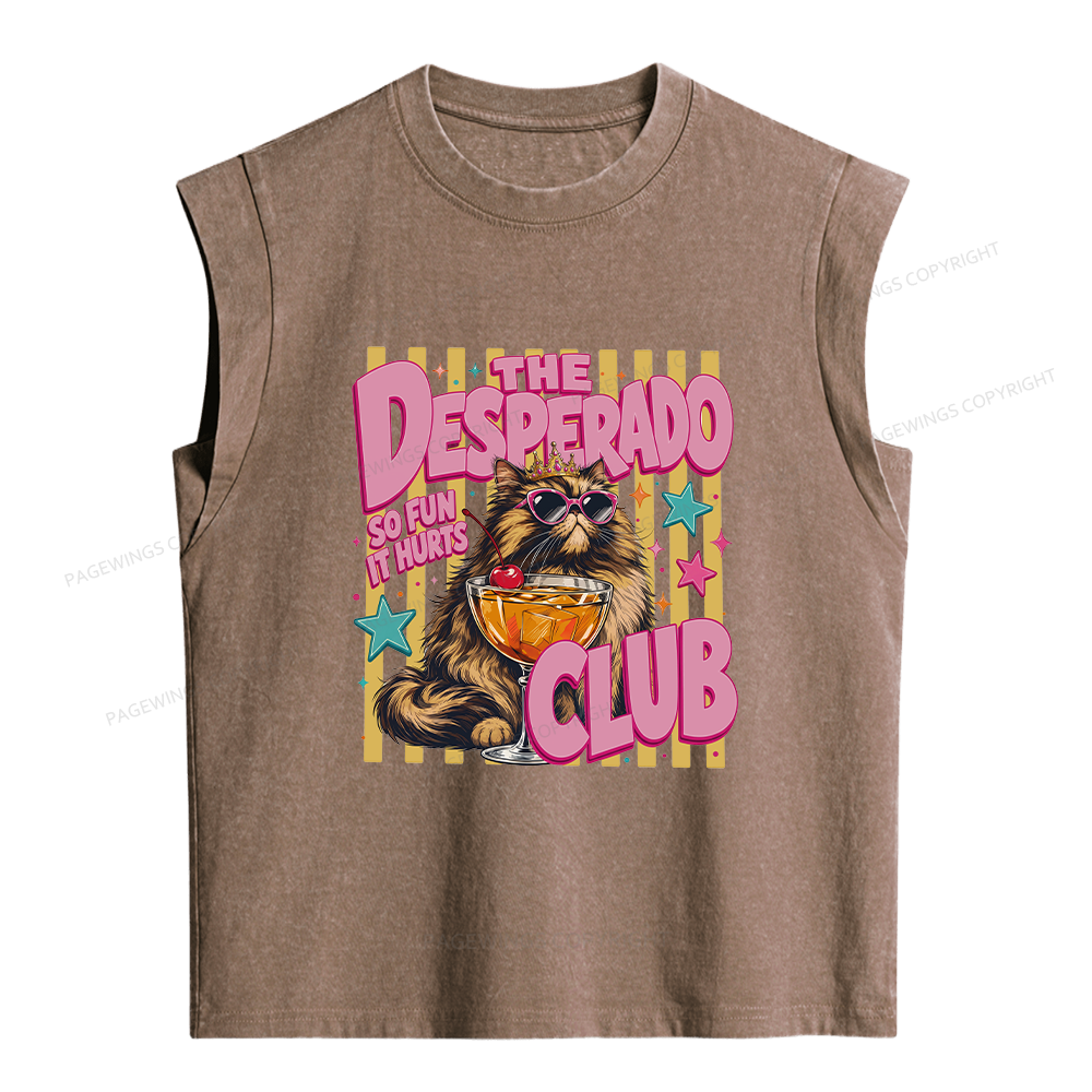 Pagewings Desperado Club Women's Washed Tank Top