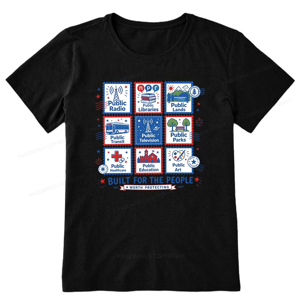 Pagewings Public Libraries Unisex Classic T-shirt