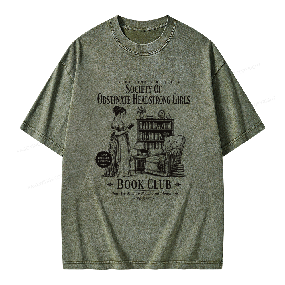 Pagewings What Are Men To Rocks And Mountains Unisex Washed T-shirt