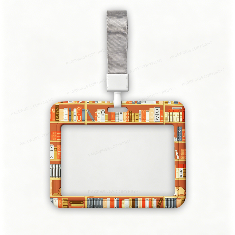 Pagewings Read More Books ABS Badge Holder