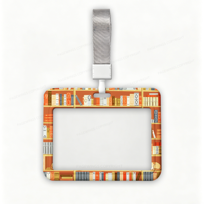 Pagewings Read More Books ABS Badge Holder