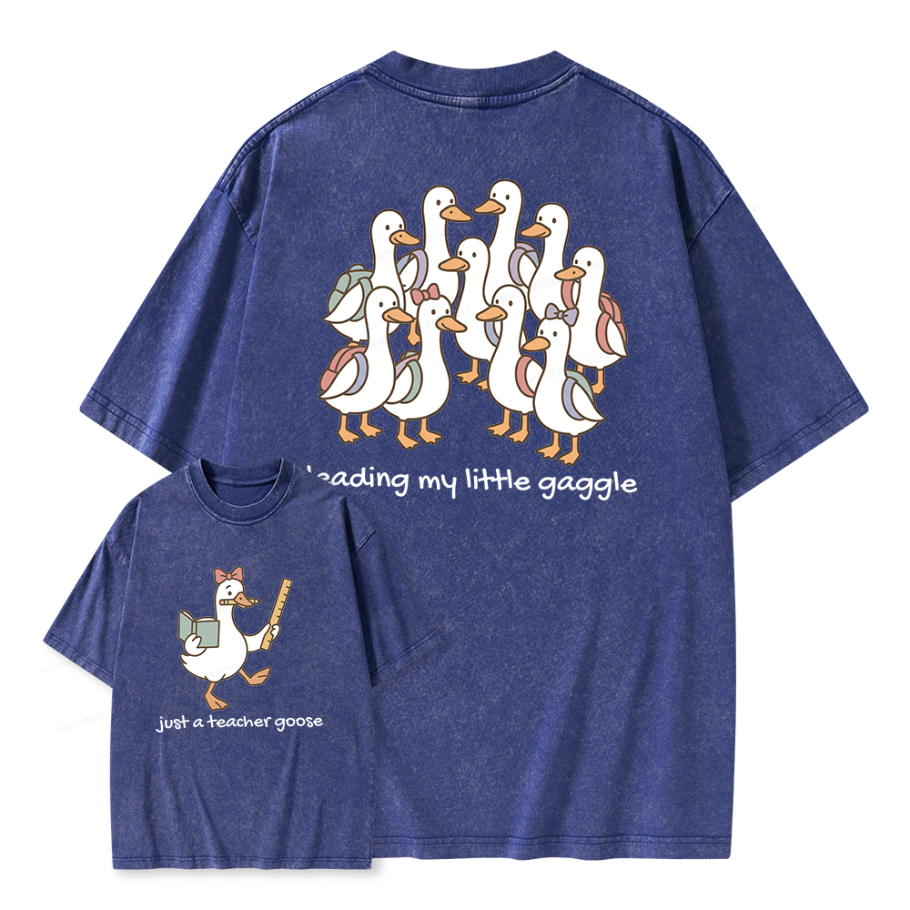 Pagewings Back to School Unisex Washed T-shirt