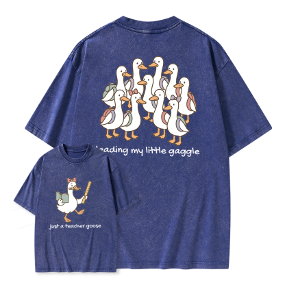 Pagewings Back to School Unisex Washed T-shirt