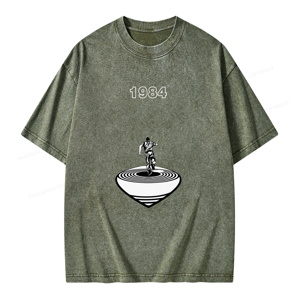 Pagewings Big Brother is Watching You Unisex Washed T-shirt