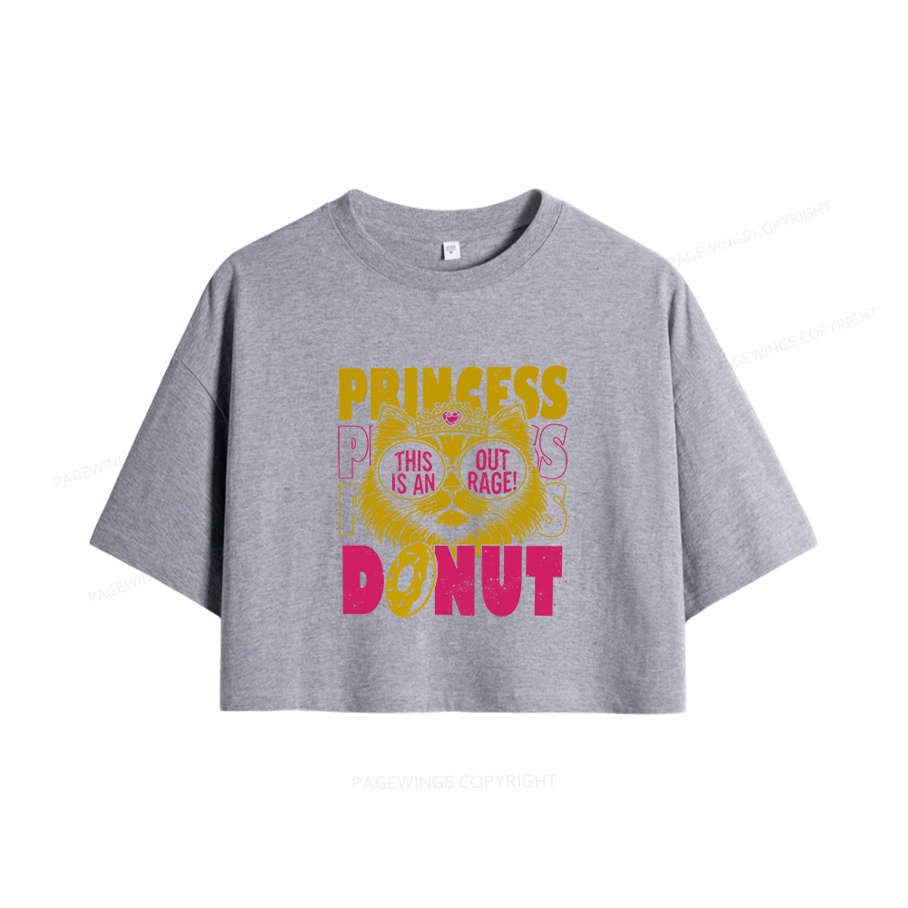 Pagewings This Is An Outrage Women Crop Tops