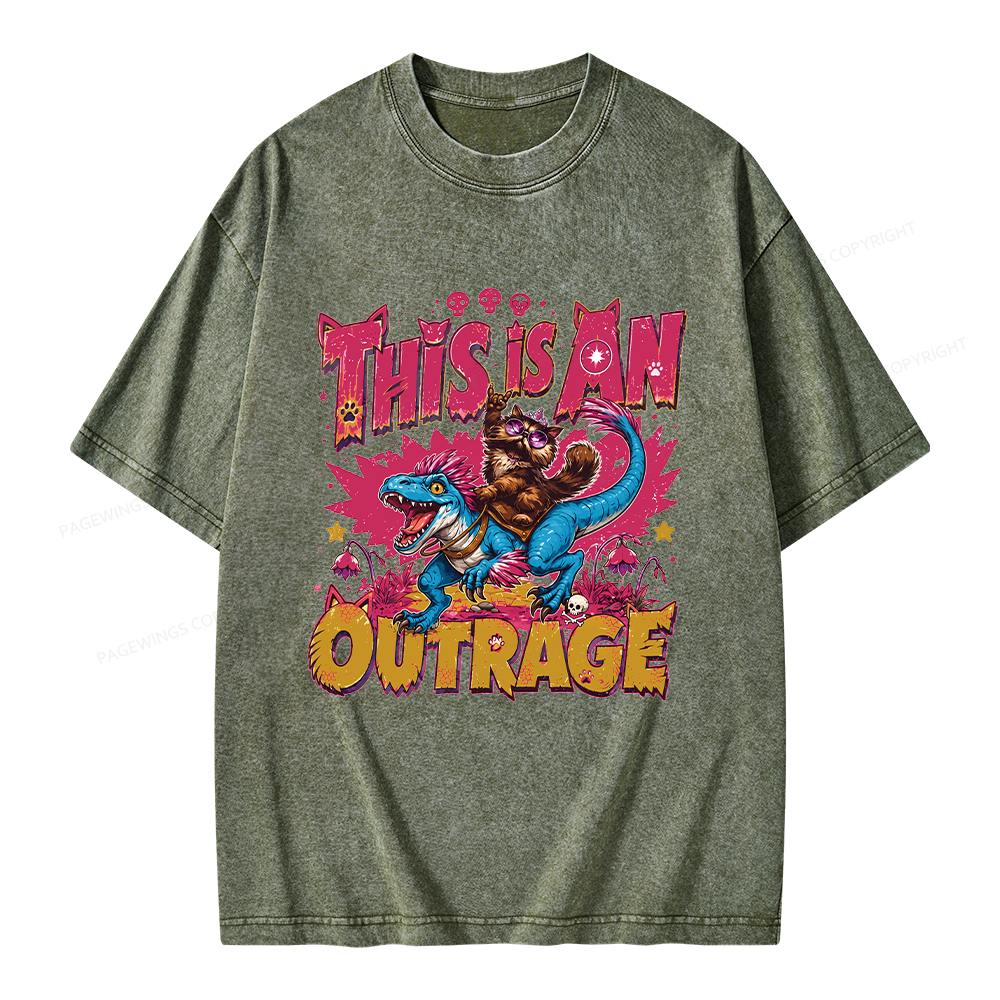 Pagewings Princess Donut Unisex Washed T-shirt