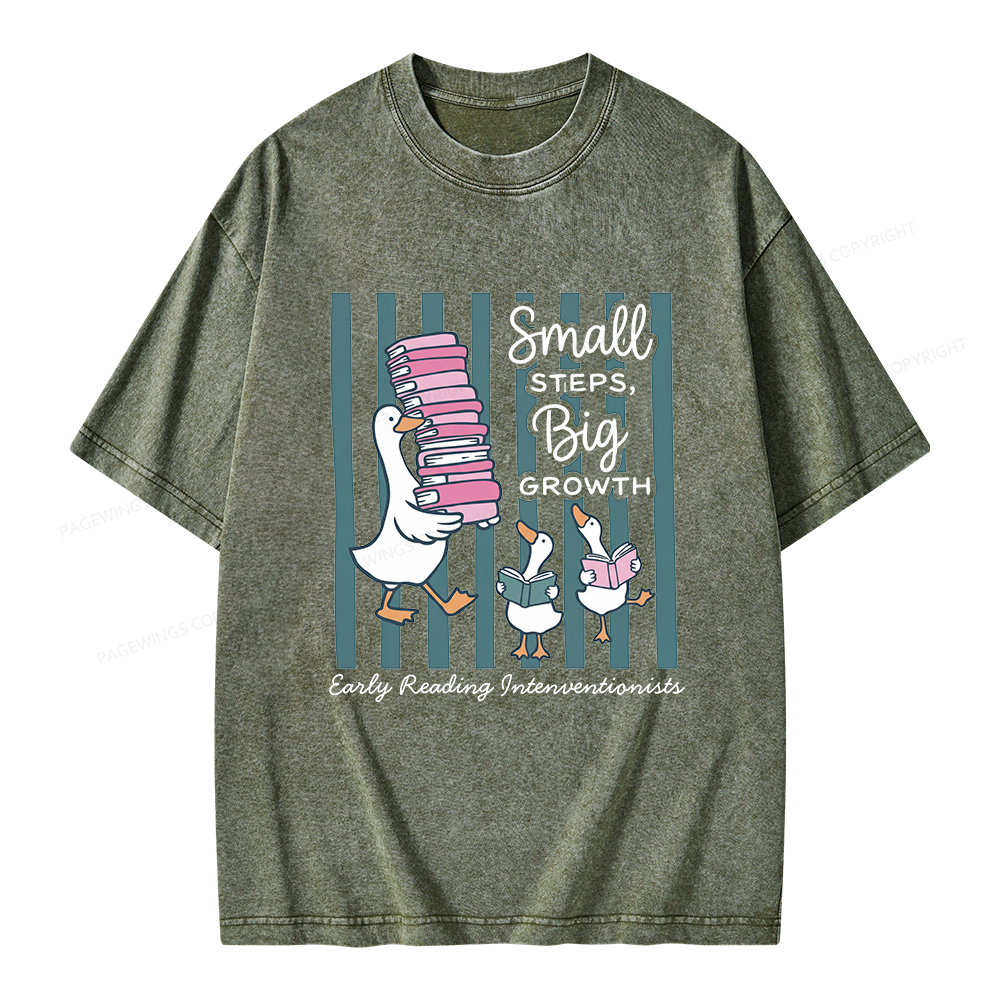 Pagewings Reading Interventionist Unisex Washed T-shirt