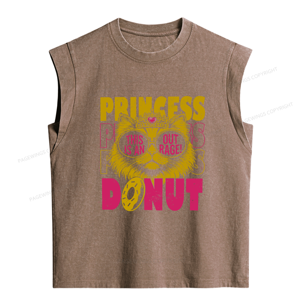 Pagewings This Is An Outrage Women's Washed Tank Top