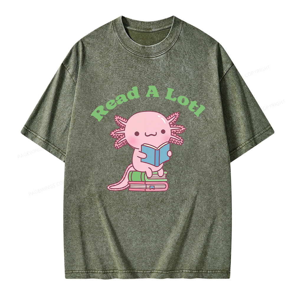 Pagewing Read A Lotl Unisex Washed T-shirt