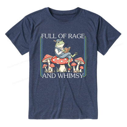 Pagewings Soft Full Of Rage and Whimsy Unisex Heather T-Shirt