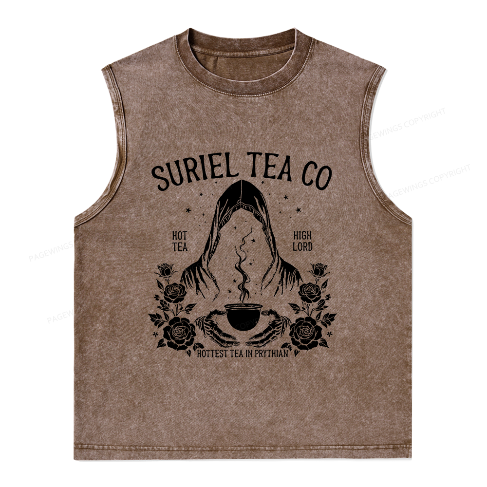 Pagewings Fantasy Reader Unisex Washed Tank Top