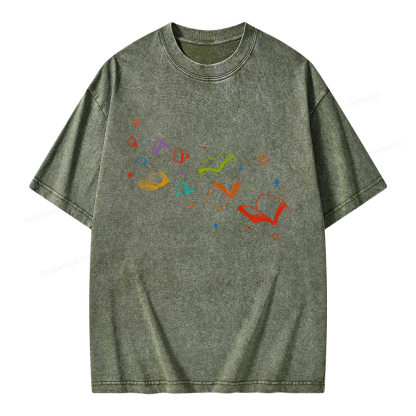 Pagewing Libraries Are For Everyone Unisex Washed T-shirt