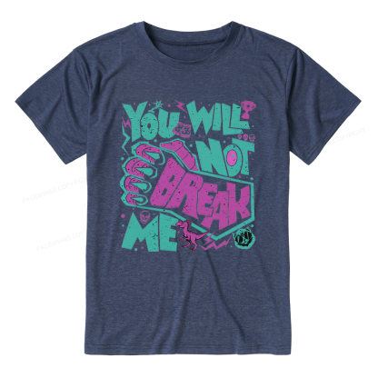 Pagewings Soft You Will Not Break Me Unisex Heather T-Shirt