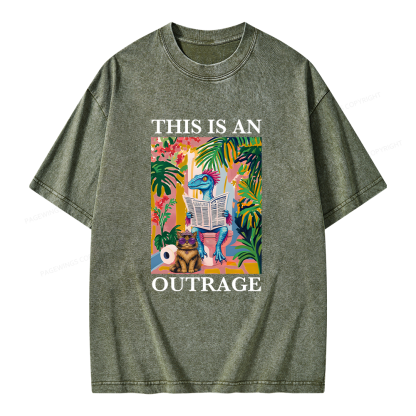 Pagewing Sci Fi Books Lover Unisex Washed T-shirt