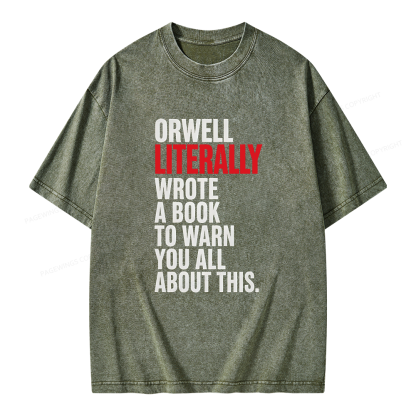 Pagewing I Literally Wrote A Book To Warn You All About This Unisex Washed T-shirt