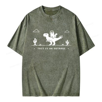 Pagewing Sci Fi Books Lover Unisex Washed T-shirt