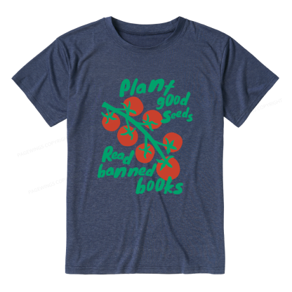 Pagewings Soft Banned Books Literary 12636 Bookish Unisex Heather T-Shirt