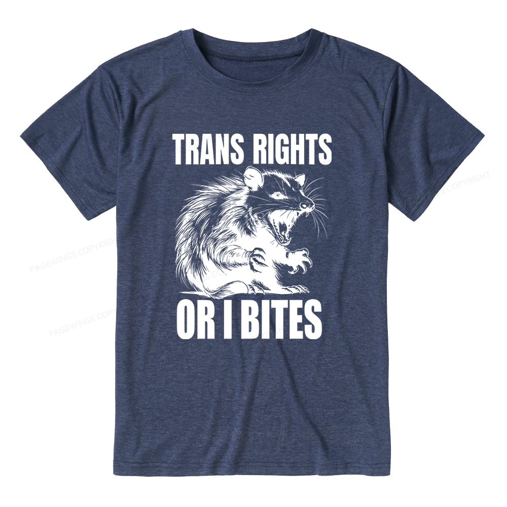 Pagewings Soft Inclusive Trans Rights 15860 Bookish Unisex Heather T-Shirt