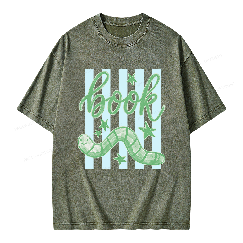 Pagewing Book Lovers Unisex Washed T-shirt