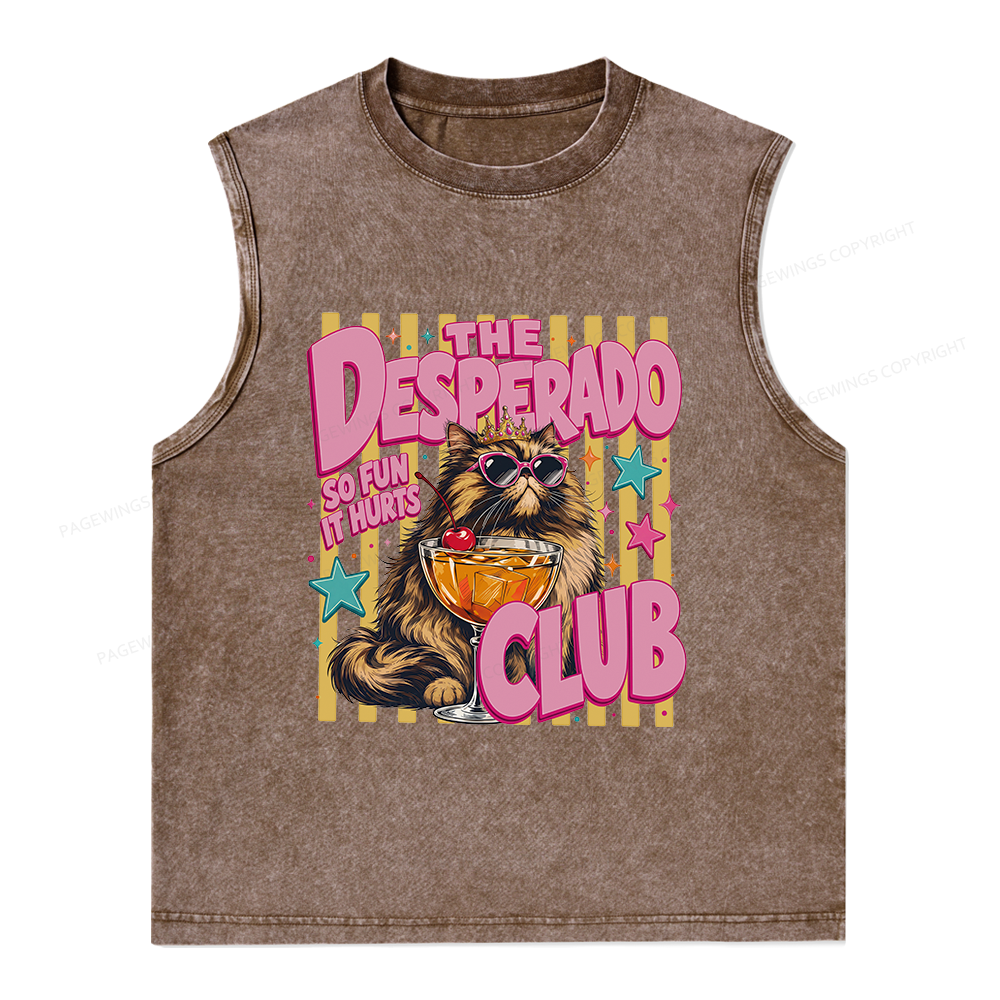 Pagewings Desperado Club15996 Bookish Unisex Washed Tank Top