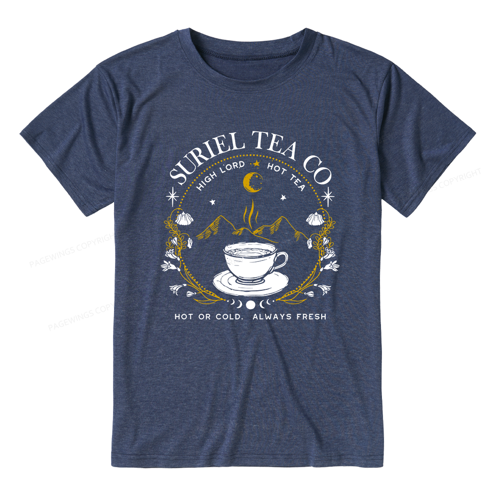Pagewings Soft Fantasy Novel Lovers 10013 Bookish Unisex Heather T-Shirt