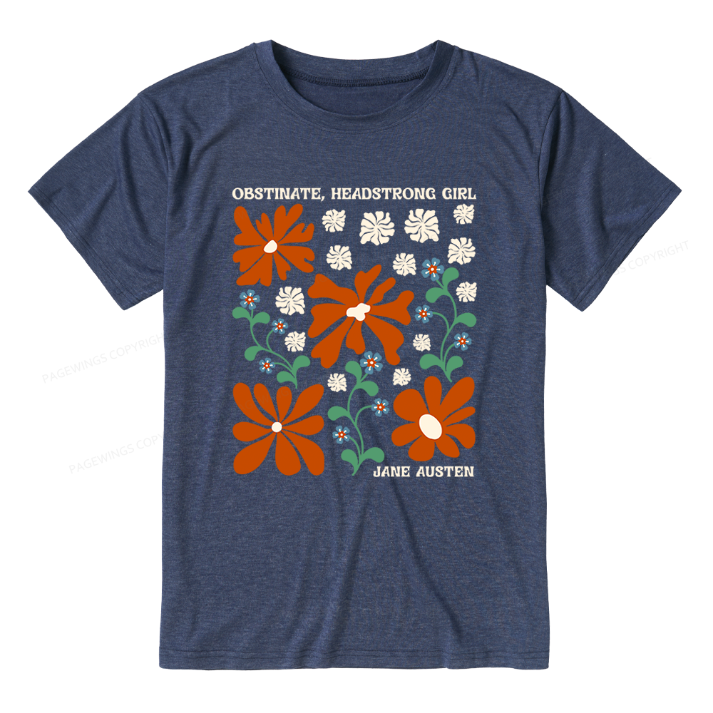 Pagewings Soft Pride and Prejudice Bookish Unisex Heather T-Shirt