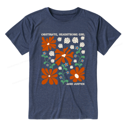 Pagewings Soft Pride and Prejudice Bookish Unisex Heather T-Shirt