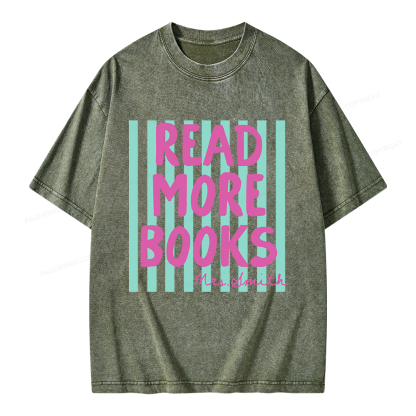 Pagewing Personalized Reading Unisex Washed T-shirt