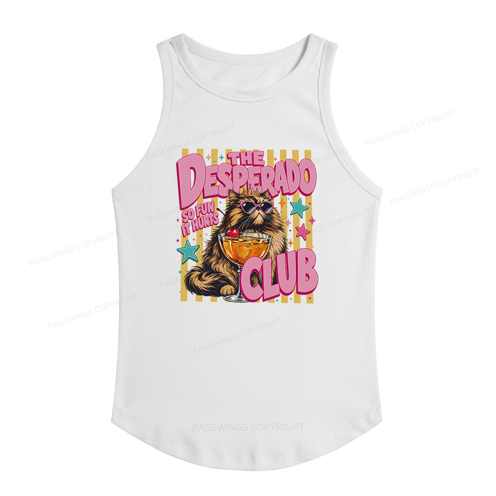 Pagewings Slim Fit Desperado Club Women's Fitted Tank Top 