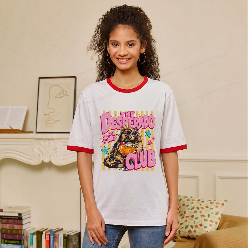 Pagewings Desperado Club Unisex Ringer T-Shirt 