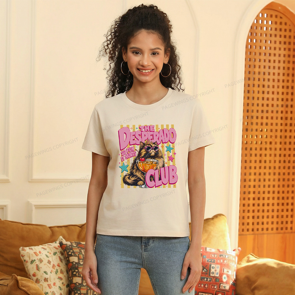 Pagewings Desperado Club Women's Washed T-shirt